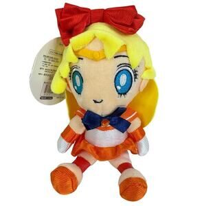 Bandai‎ Sailor Moon - Sailor Venus Plush Doll Anime 7" Mini Plush NWT
